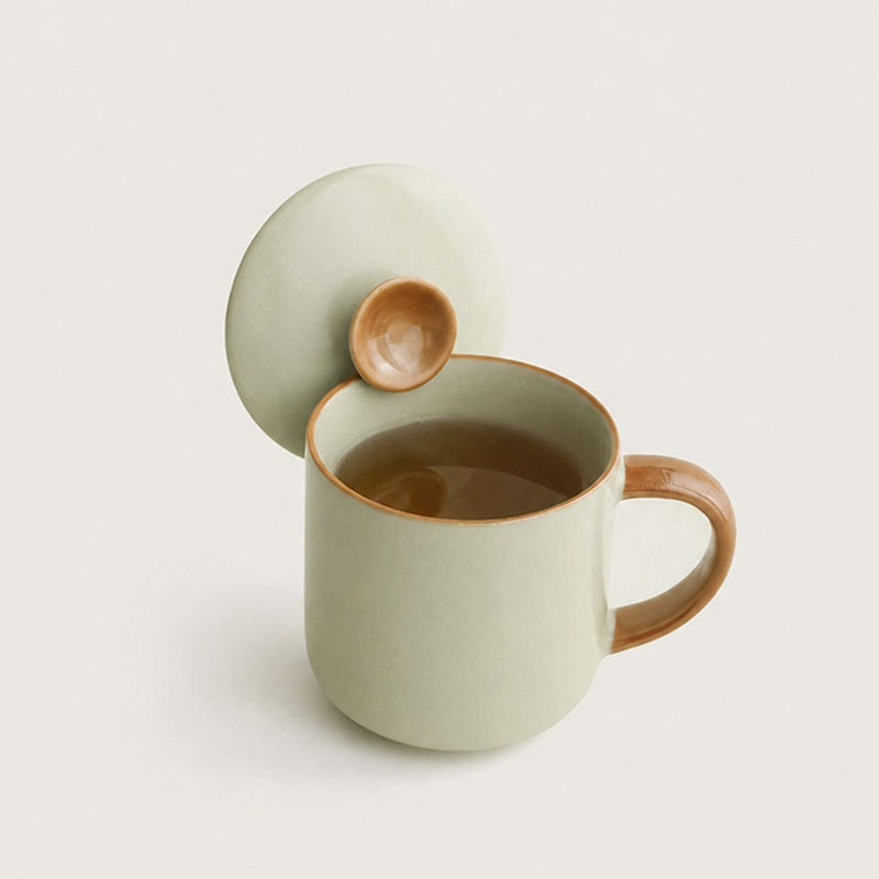 汝窯陶瓷茶杯茶水分離辦公水杯長輩伴手禮